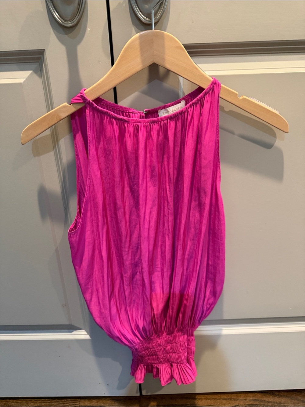 Ramy Brook Fuchsia Sleeveless Blouson Tank